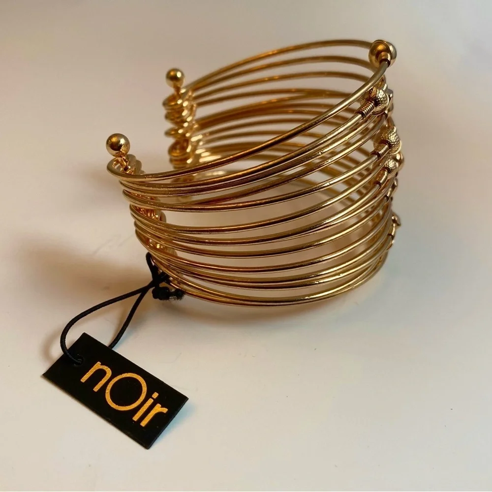 nOir Cage Cuff Bracelet